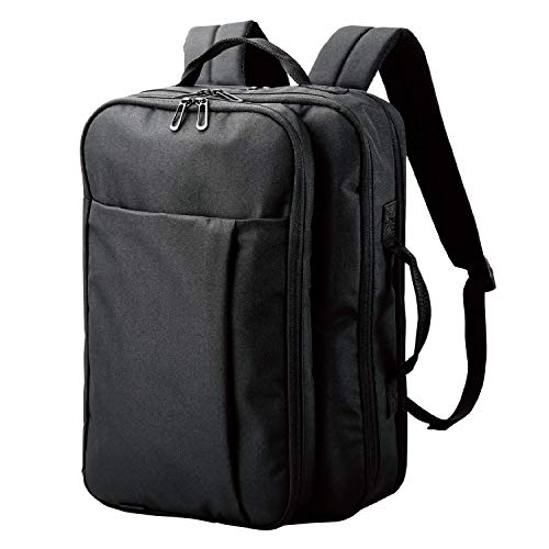 エレコム キャリングバッグ ビジネスバックパック 2way 15.6インチ ブラック BM-BSBPBK エレコム キャリングバッグ ビジネスバックパック 2way 15.6インチ ブラック BM-BSBPBK