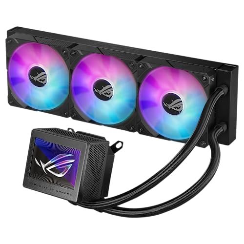 ASUS CPUクーラー 3.5インチLCD画面 ROG R