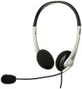 サンワサプライ USBヘッドセット/ヘッドホン 有線 無(全)指向性マイク 軽量 Skype Zoom Teams対応 シルバー MM-HSUS