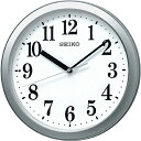 セイコークロック(Seiko Clock) 掛け時計 銀色メタリック 直径28.0x4.6cm 電波 アナログ コンパクトサイズ KX256S