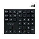 ミヨシ(Miyoshi) MCO Windows用 テンキー ワイヤレス 方向キー付き 2.4GHz接続 36キー Type-C充電式 最大約7