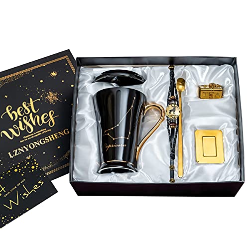 山羊座コーヒーカップ プレゼント マグカップ おしゃれ 星座 母親父親 男性女性 プレゼント 人気誕生日プレゼント 彼女 妻 姉 女友達 贈り物