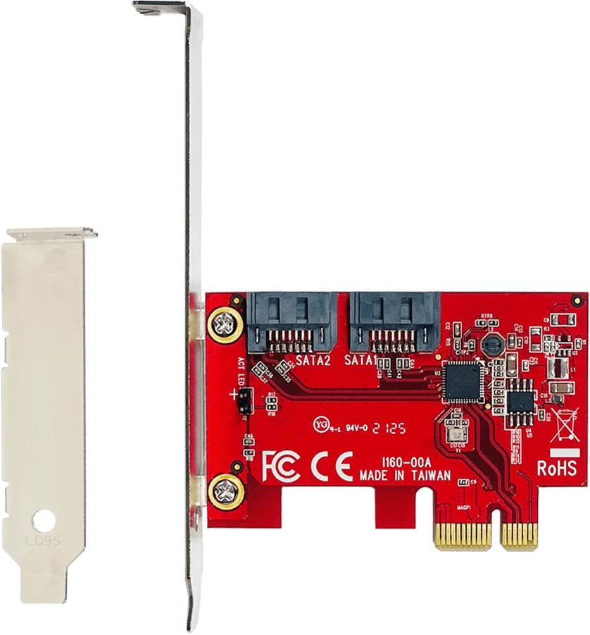 樂天商城 - 玄人志向 内蔵SATA IIIポート増設IFボード SATA3-I2-PCIE2 黒