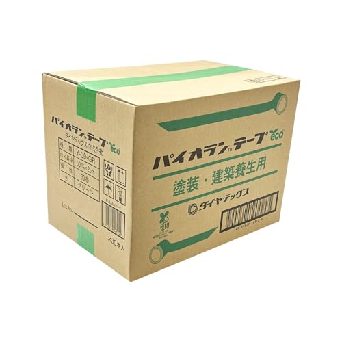 30巻入り・緑 幅50mmx25M Y-09-GR・重さ:7000g・商品サイズ:D250xW360xH270mm・素材: ポリエチレン・種類: 大箱説明 【特長】 ●強粘着 ●ポリエチレンクロス製養生テープのパイオニア。手切れが非常にスムーズです。 ●スプレー塗装、刷毛塗り塗装時の養生用。 ●フランジの開先養生や養生シートの固定に。 ●粘着力が強く、剥がす際には糊が残りにくい。