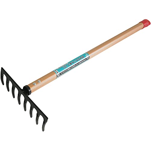 キンボシ(Kinboshi) ゴールデンスター(Kinboshi)芝生のサッチ取り(小)8本爪600mmアルミ柄付4010