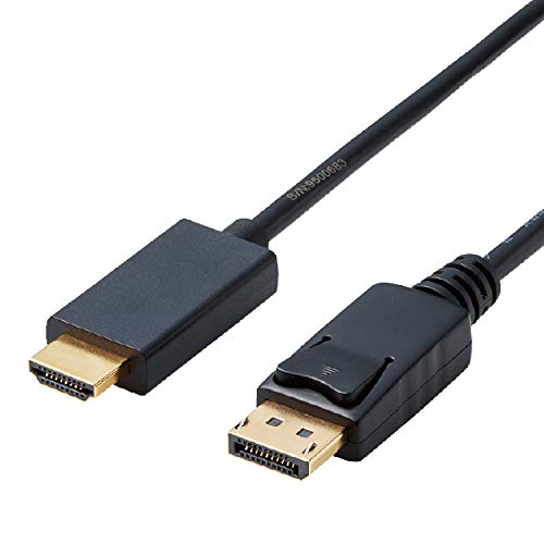 쥳 Ѵ֥ HDMI DisplayPort 2.0m ֥å CAC-DPHDMI20BK