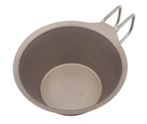 Rakuten - TSBBQ 純チタンシェラカップ【燕三条製】 (チタンぐいシェラカップ100 TSBBQ-027) フチ巻きが無く口当たりなめらかで水切れが良く