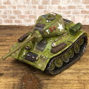 レジン製 アメリカン オールディーズ コイン バンク (タンク) 戦車 貯金箱 インテリア オブジェ 雑貨 ガレージ アメリカン雑貨 アメリカ