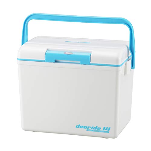 サンカ クーラーボックス 消臭 デオライド ホワイト(光沢仕様) 13.5L (幅37.5×奥行27×高さ28cm) 小型 ..