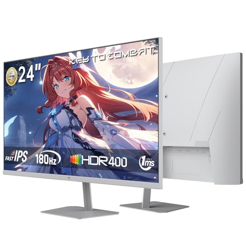 KTC 23.8 インチ ゲーミングモニター (190Hz OC可能/180Hz/1ms/FHD 1080P /Fast IPS/HDR400/