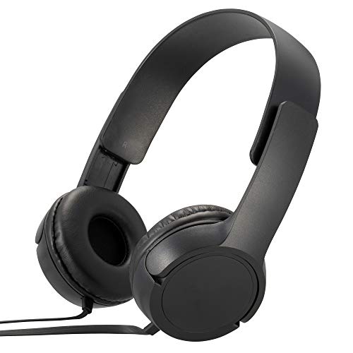 オーム電機 AudioComm ステレオヘッドホンH125 ブラック HP-H125N-K 03-2281 OHM