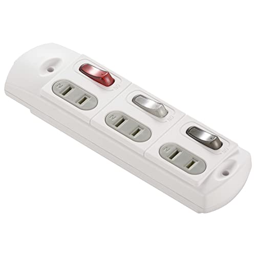 オーム電機 電源タップ DIYタップ 個別スイッチ付き 3個口 補修用電源タップ HS-TM3BSWX3-W 00-1396 OHM