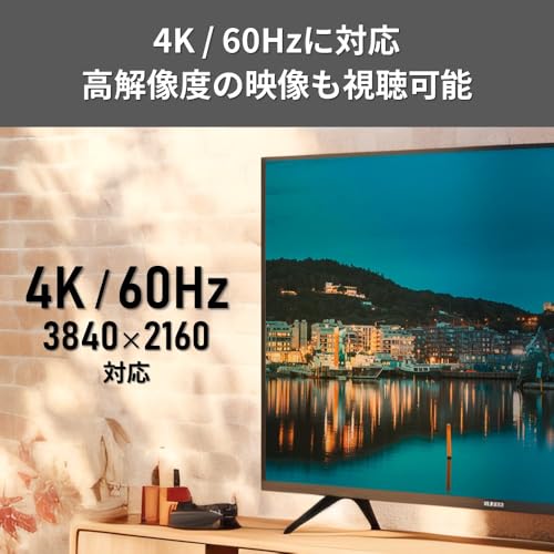 �Хåե����� USB Type-C HDMI �Ѵ� �����ץ��� 15cm 4K(60Hz)�б� �ޥ���ǥ����ץ쥤 �ߥ顼��� BSCHDBK
