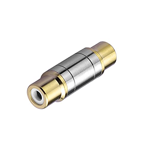 Borsuer RCAメス to RCAメス中継アダプタ 2個セット rca ケーブル 延長アダプタ 銅...