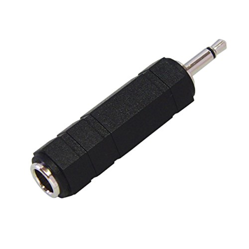樂天商城 - 6.3mm モノラル標準ジャック(メス)→ 3.5mm モノラルミニプラグ(オス) 変換 プラグ PLG-N2