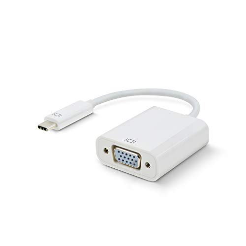 USB C ? VGA変換アダプタ Type C(Thunderbolt 3 互換) ディスプレイアダプタ 1080P @60Hz HD携?型