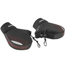 コミネ(KOMINE) バイク用 エアスルーハンドルカバー Black/Red Free AK-349 13006