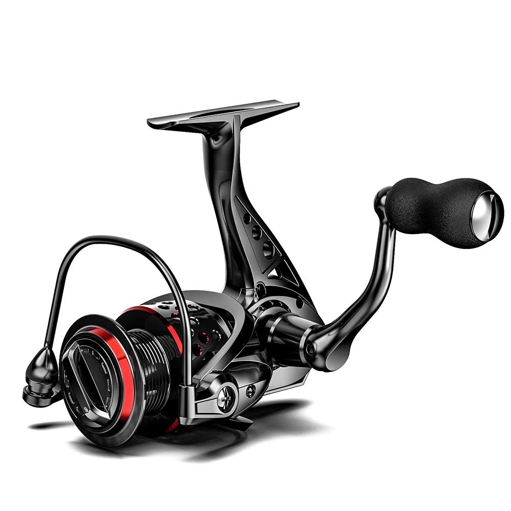 Ashconfish スピニングリール 7+1BB 高精度なCNC加工 左右交換ハンドル PE糸付 EVAハンドルノブ CF2000/CF300