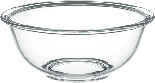 樂天商城 - iwaki(イワキ) AGCテクノグラス 耐熱ガラス ボウル 丸型 2.5L 外径25cm 電子レンジ/オーブン/食洗器対応 食材を混ぜやすい広