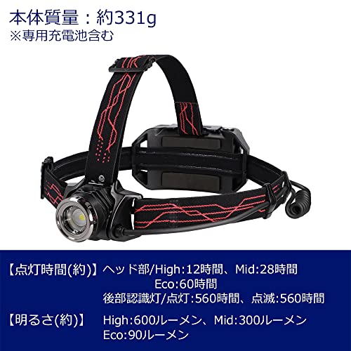 GENTOS Gシリーズ ハイブリッド式LEDヘッドライト 103RG
