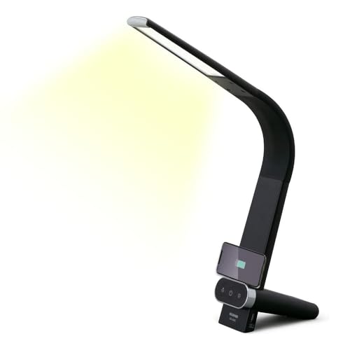 アイリスオーヤマ(IRIS OHYAMA) 【置くだけでスマホ充電】 デスクライト 置くだけで充電 Qiワイヤレス充電 USB給電ポート付 調色