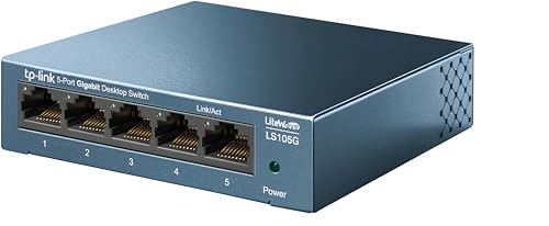 TP-Link 5ポート スイッチングハブ ギガビット 金属筐体 設定不要 ライフタイム保証 LS105G