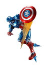 S.H.フィギュアーツ キャプテン・アメリカ (テック・オン アベンジャーズ) 約155mm PVC&ABS&ダイキャスト製 塗装済み可動フィギ