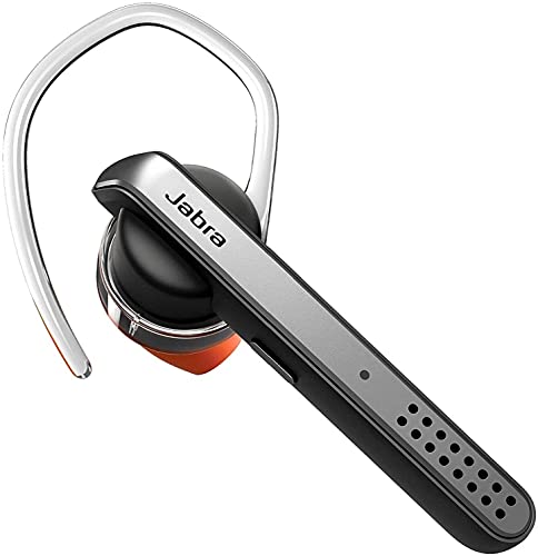 Jabra 片耳イヤホン Talk 45 シルバー BluetoothR対応 ノイズキャンセルマイク マルチポイント 音楽 GPSガイド [国内