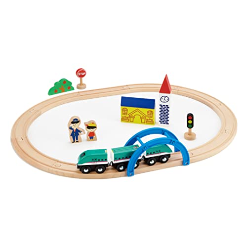 moku TRAIN はじめての木製電車セット(E5系新幹線はやぶさ3両付き)のサムネイル