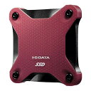 アイ・オー・データ I/Oデータ USB3.1(Gen1)対応 外付けポータブルSSD 480GB(ワインレッド) SSPH-UT480R