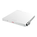BUFFALO ポータブルDVDドライブ バスパワー不足時も安心「給電ケーブル」付き 国内メーカー USB2.0 ホワイト DVSM-PT58U