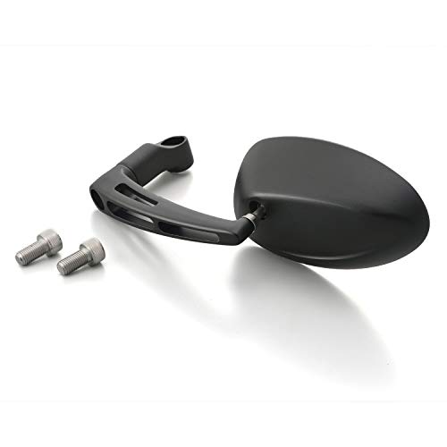 デイトナ(Daytona) バイク用 パラレルミラー 片側1本 左専用 10mm正ネジ/逆ネジ 新保安基準適合 ブルー..