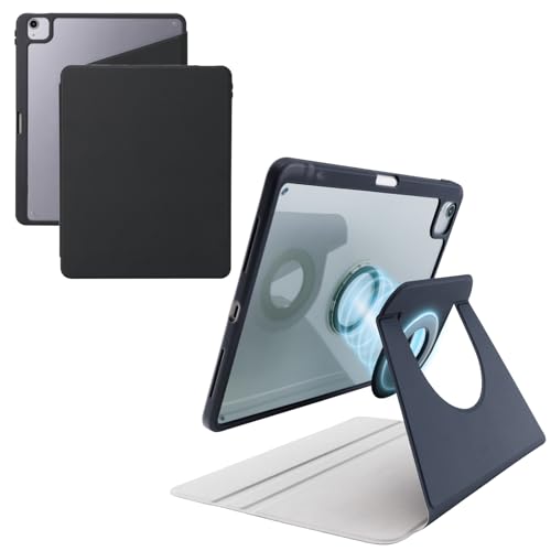 樂天商城 - エレコム iPad Air 13インチ (M3/M2) 2025/2024年 ケース 360度回転 縦置き 横置き マグネット着脱式 ペン収納