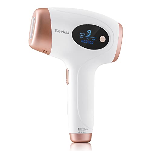 Sarlisi 脱毛器 無痛脱毛 自動照射 60万発9段階 全身適用 VIO対応 家庭用 男女兼用 ipl 光脱毛器 髭 だつもうき脱毛器 メン