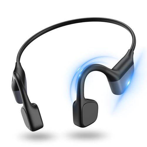 【Slopow】骨伝導イヤホン Bluetooth 5.4 IPX6 防水 最長14 時間の再生時間 音漏れ抑制 超軽量設計 通話ノイズ低減 T