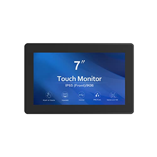 GreenTouch 7 インチ オープン フレーム 1024x600 HDMI PCAP タッチ モニター (消費者、小売 POS、ホスピタリ