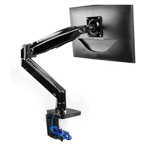 HUANUO (ファーノー) PCモニターアーム 液晶ディスプレイアーム 13〜49インチ対応 耐荷重2〜12kg ガススプリング式 グロメット