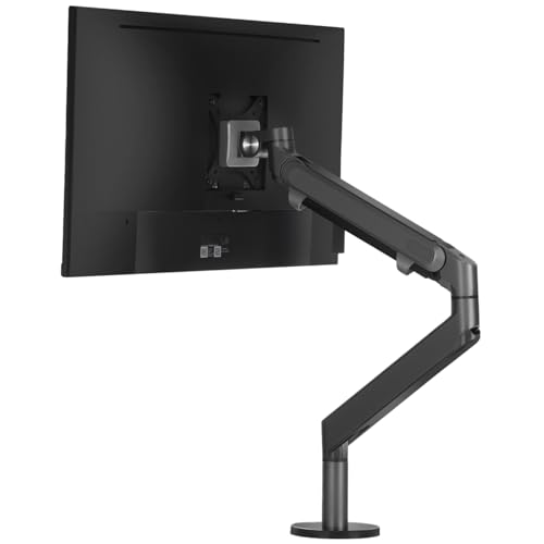 LOE(ロエ) 【日本企画】 シングル モニター アーム ガススプリング式 コンパクト クランプ 取付簡単 VESA デスクマウント LOZ1