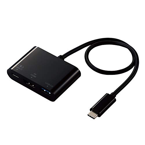 エレコム Type-Cドッキングステーション PD対応 充電&データ転送 Type-C×1 USB3.1(Gen1)×1 HDMI×1 ケー..