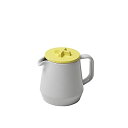 ideaco (イデアコ) ティーポット 450ml グレー/イエロー 450teapot
