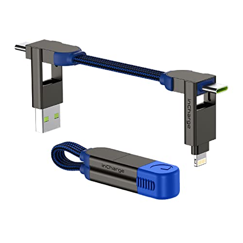 Rolling Square (ローリングスクエア) inCharge X (インチャージX) ポータブルキーホルダー充電ケーブル 6つの機能が Rolling Square (ローリングスクエア) inCharge X (インチャージX) ポータブルキーホルダー充電ケーブル 6つの機能が