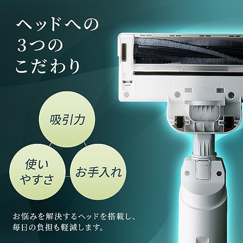【2 in 1】 アイリスオーヤマ 掃除機 コードレス スティッククリーナー 充電式サイクロン 置くだけで充電スタンド付き 軽量 ハンディクリー