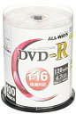 ALL-WAYS DVD-R 4.7GB 1-16倍速対応 CPRM対応100枚 デジタル放送録画対応・スピンドルケース入り・インクジェットプリ(2)