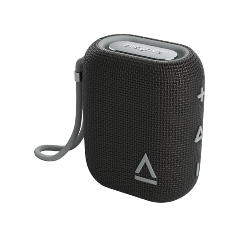 Creative MUVO Flex ブラック 10時間再生 防水ポータブル Bluetooth スピーカー SP-MVFL-BK