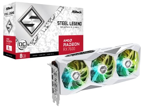 ASRock Radeon / RX7600 搭載 グラフィックボード GDDR6 8GB 搭載モデル 【国内正規品】 RX7600 SL 8G