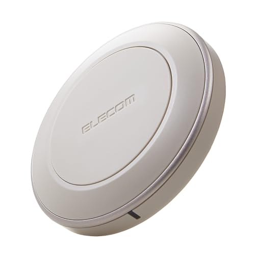 エレコム ワイヤレス充電器 Qi認証 12W EPP規格 異物検知機能 温度上昇保護機能 ゴールド W-QA26GD
