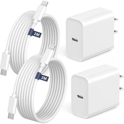 iPhone 充電器 20W PD 急速充電 [2個セット&MFi/PSE認証済み] Lightningケーブル 2m付き スマホ 電源アダプタ