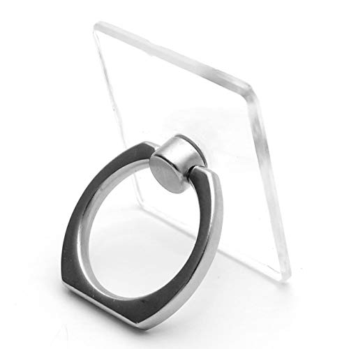 シルバー/-/-・Color:シルバー・パッケージ個数:1・【 台座 が 透明 】　台座部分に余計な柄や色が入っていないタイプをお探しならコレ!!スマホ本体 や ケース の良さをそのまま生かすことができます♪スマホスタンド としても使えてと...