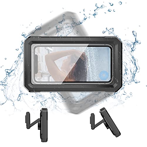 【アップグレード版&貼り付けシール3枚付き&伸縮式】Trywon お風呂 スマホ 防水ケース iPhone防水ケー..