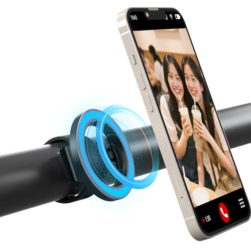 nediea ベビーカー 携帯ホルダー スマホホルダー magsafe対応 携帯スタンド マグネット 調節可能 360度回転 磁気マグネット吸着